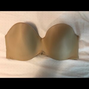 Nude strapless bra
